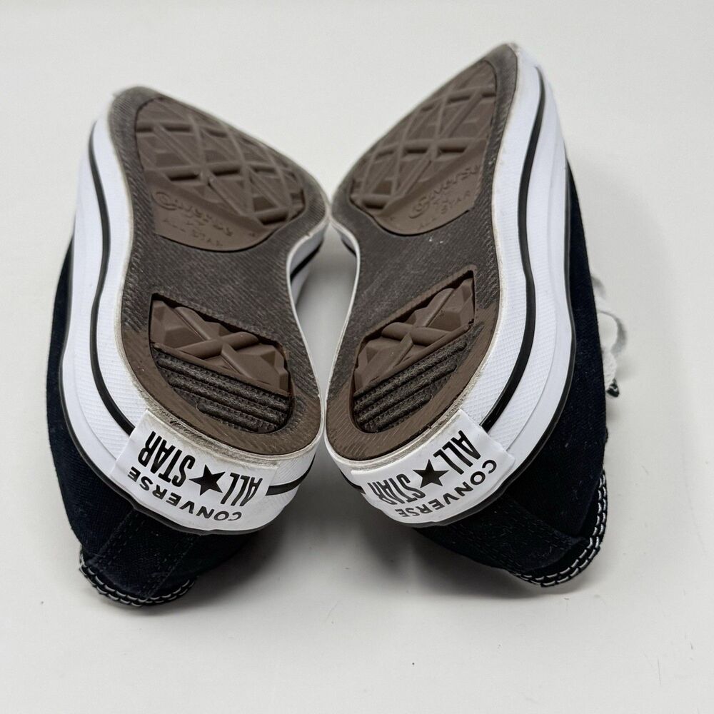 Converse All Star Sneakers Womens 7 Black Canvas Low Top Preppy Grunge Shoes - Picture 16 of 16